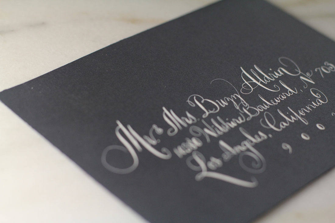 Dallas Calligraphy and Dallas Wedding Invitations • Tara Jones Calligraphy